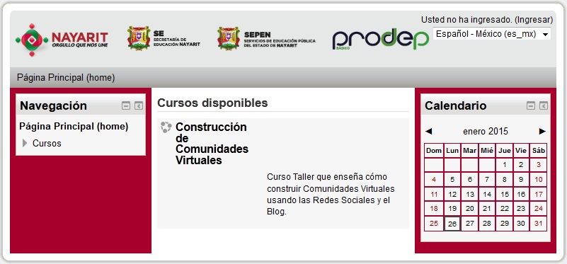 Plataforma Moodle